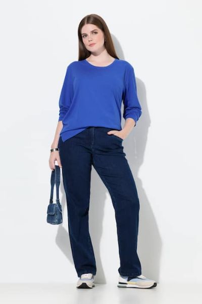 Veliki brojevi Traperice širokih nogavica moda za punije