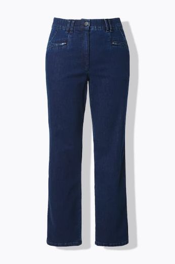 Plus size veliki brojevi Traperice širokih nogavica za punije