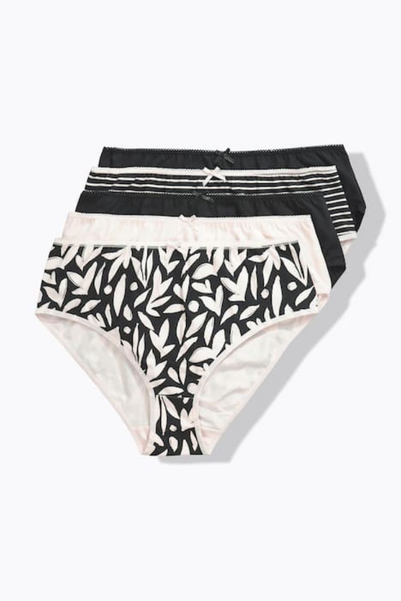 Plus size veliki brojevi Gaćice midi 5 komada za punije