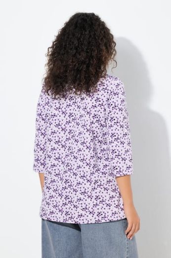 Plus size veliki brojevi Majica 3/4 rukava A kroja za punije