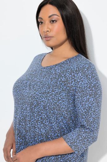 Plus size veliki brojevi Majica 3/4 rukava A kroja za punije