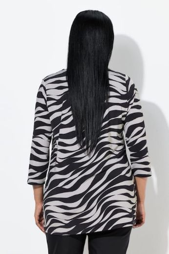 Plus size veliki brojevi Majica 3/4 rukava A kroja za punije