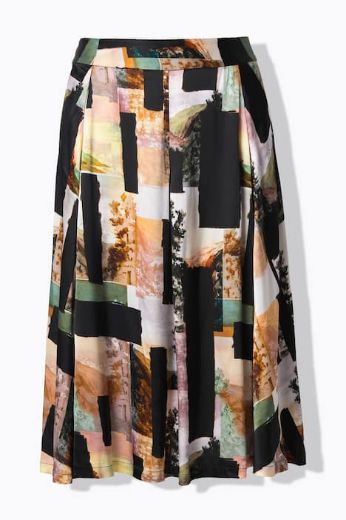 Plus size veliki brojevi Suknja midi A kroja za punije