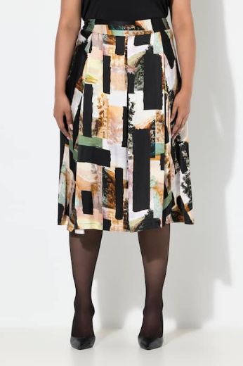 Plus size veliki brojevi Suknja midi A kroja za punije