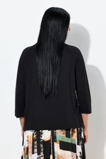 Plus size veliki brojevi Majica 3/4 rukava A kroja za punije