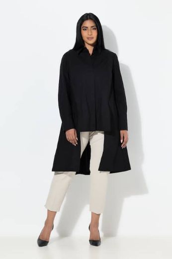 Plus size veliki brojevi Bluza dugih rukava asimetričnog kroja za punije