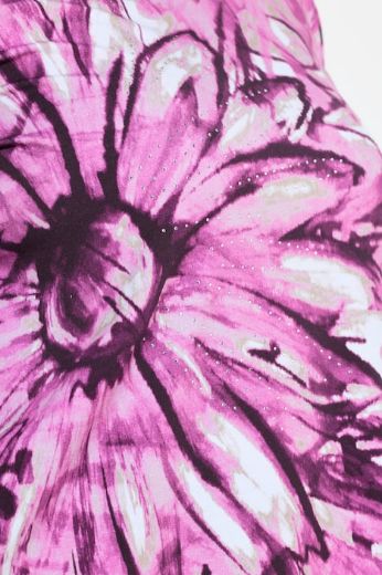 Plus size veliki brojevi Majica 3/4 rukava A kroja za punije