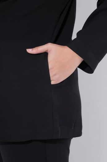 Plus size veliki brojevi Jakna lagana otvorenog kroja za punije