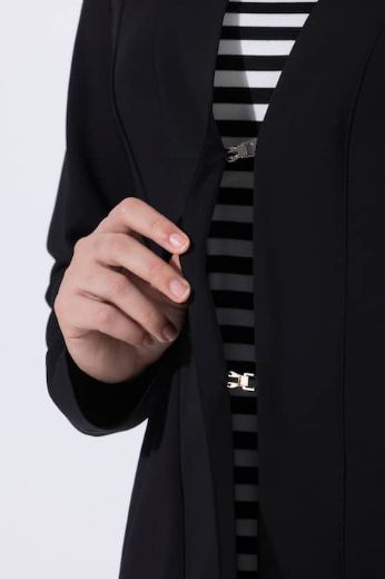 Plus size veliki brojevi Jakna lagana otvorenog kroja za punije