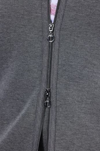 Plus size veliki brojevi Majica dugih rukava s patentnim zatvaračem za punije