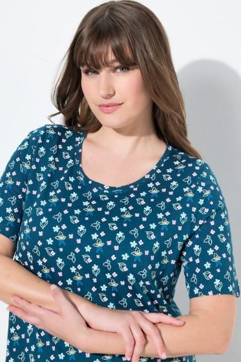 Plus size veliki brojevi Spavaćica kratkih rukava za punije