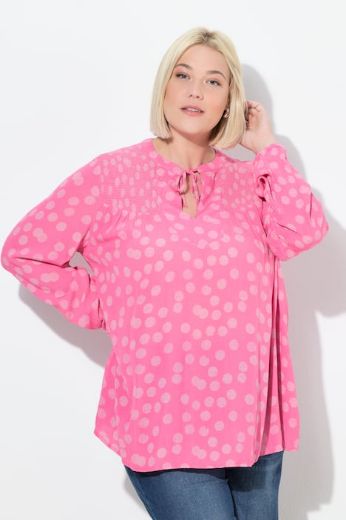 Plus size veliki brojevi Tunika dugih rukava A kroja za punije