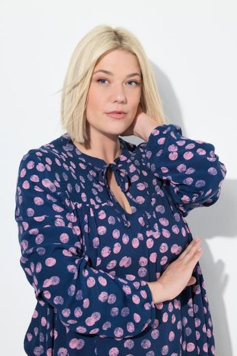 Plus size veliki brojevi Tunika dugih rukava A kroja za punije