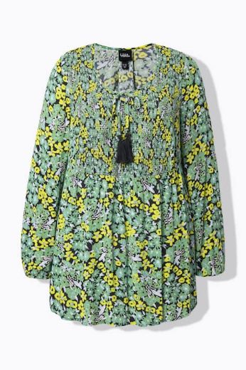 Plus size veliki brojevi Bluza dugih rukava A kroja za punije