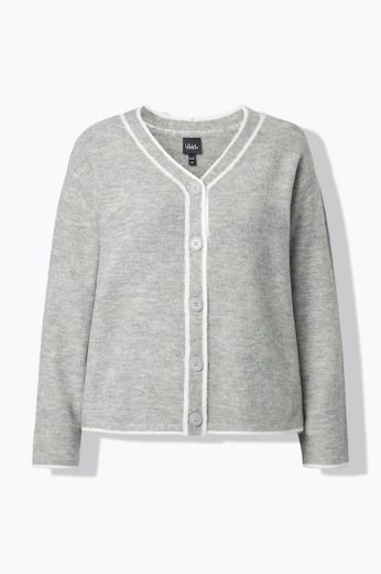 Plus size veliki brojevi Kardigan na kopčanje za punije