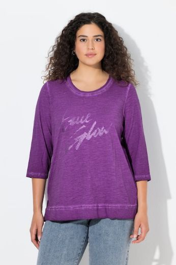 Plus size veliki brojevi Majica 3/4 rukava okruglog ovratnika za punije