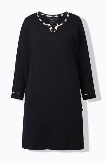 Plus size veliki brojevi Spavaćica dugih rukava 2 komada za punije