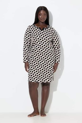 Plus size veliki brojevi Spavaćica dugih rukava 2 komada za punije