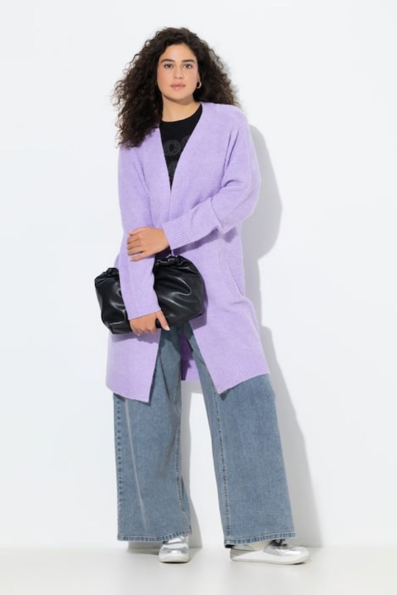 Plus size veliki brojevi Kardigan dužeg kroja za punije