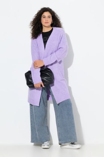 Plus size veliki brojevi Kardigan dužeg kroja za punije