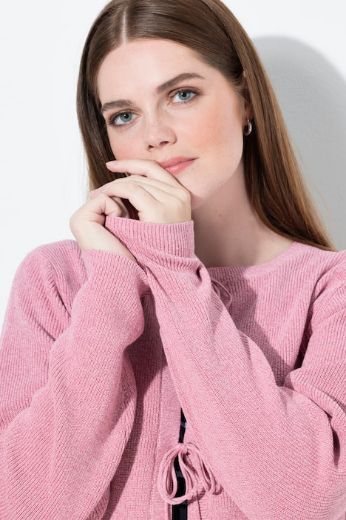 Plus size veliki brojevi Kardigan s ukrasnim kopčanjem na vezice za punije