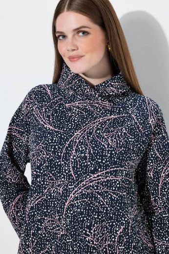 Plus size veliki brojevi Haljina midi dugih rukava za punije