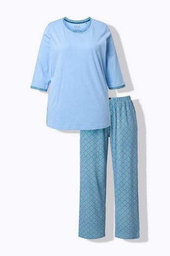 Plus size veliki brojevi Pidžama 3/4 rukava i dugih nogavica za punije