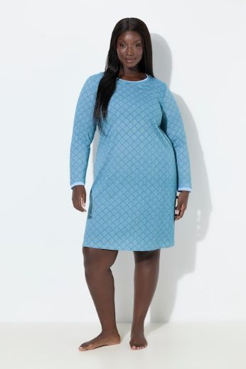 Plus size veliki brojevi Spavaćica dugih rukava 2 komada za punije