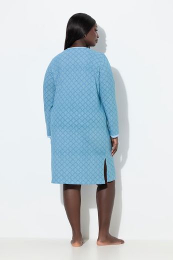 Plus size veliki brojevi Spavaćica dugih rukava 2 komada za punije