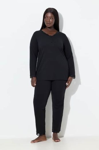 Plus size veliki brojevi Pidžama dugih rukava i dugih nogavica za punije