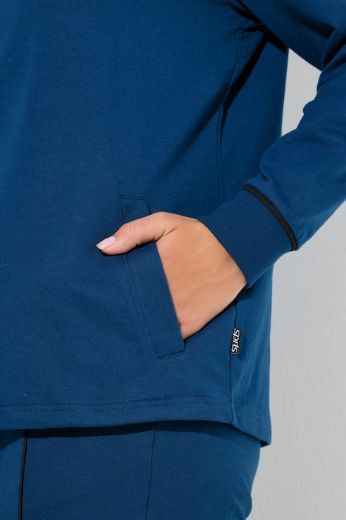 Plus size veliki brojevi Trenirka gornji dio s patentnim zatvaračem za punije