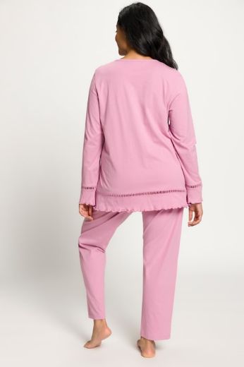 Plus size veliki brojevi Pidžama dugi rukavi za punije