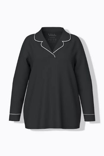 Plus size veliki brojevi Pidžama V ovratnika dugih rukava za punije