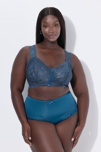 Plus size veliki brojevi Grudnjak na prednje kopčanje s patentnim zatvaračem za punije