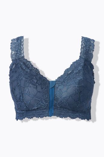 Plus size veliki brojevi Grudnjak na prednje kopčanje s patentnim zatvaračem za punije