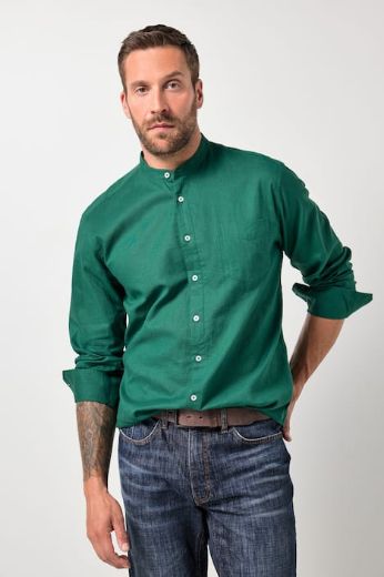 Plus size veliki brojevi Košulja lanena za punije