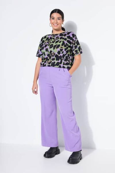 Veliki brojevi Hlače širokih nogavica moda za punije