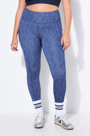 Plus size veliki brojevi Tajice sportske visokog struka za punije