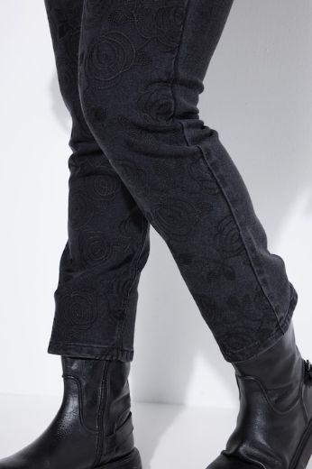 Plus size veliki brojevi Traperice širokih nogavica za punije