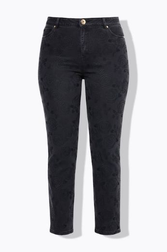 Plus size veliki brojevi Traperice širokih nogavica za punije