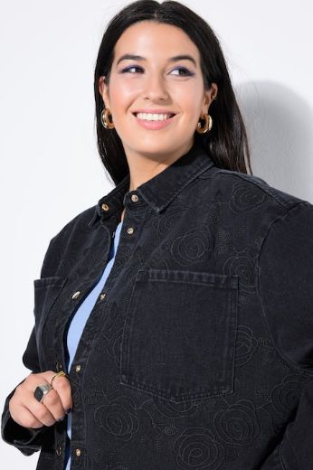 Plus size veliki brojevi Košulja dugih rukava šireg kroja za punije