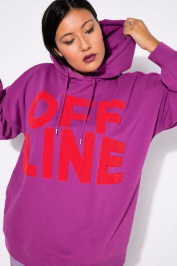 Plus size veliki brojevi Majica dugih rukava s natpisom za punije