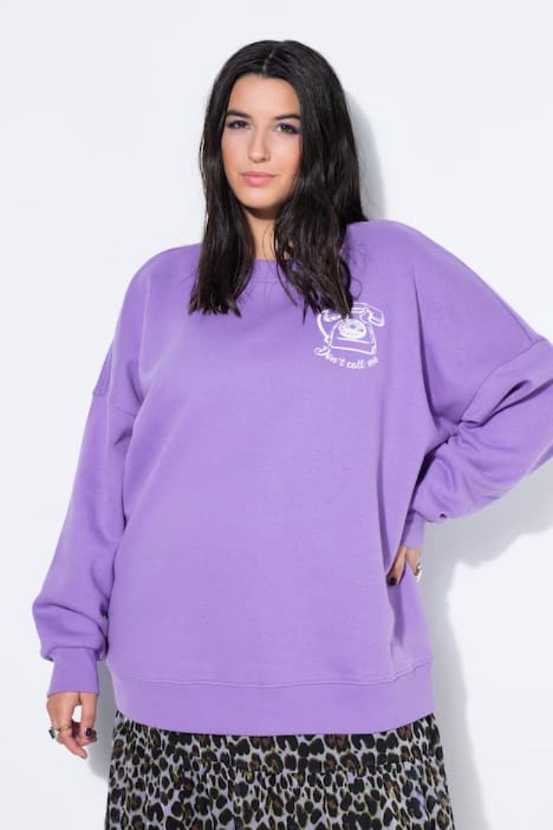 Plus size veliki brojevi Majica dugih rukava šireg kroja za punije