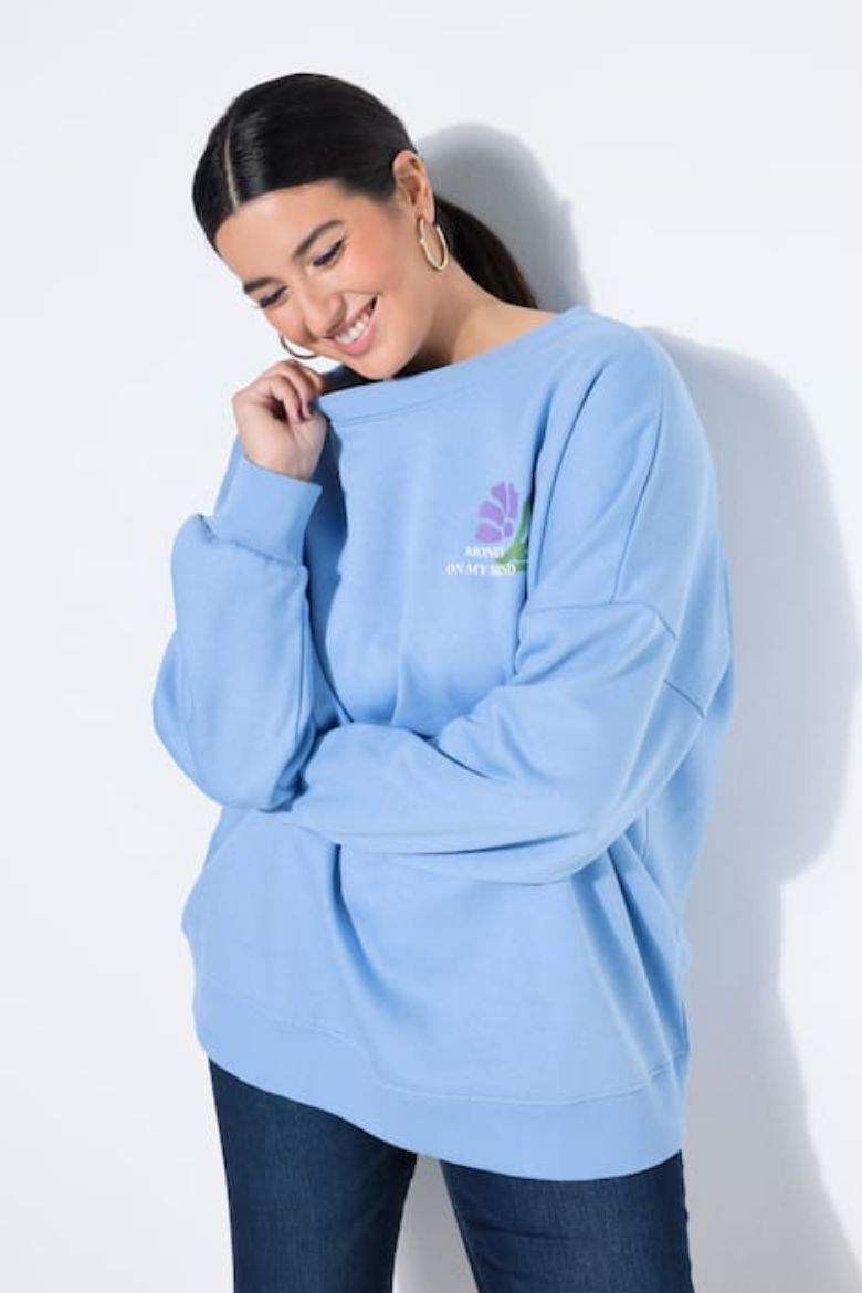 Plus size veliki brojevi Majica dugih rukava šireg kroja za punije