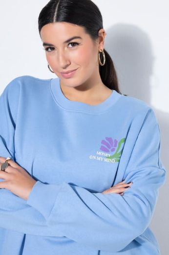 Plus size veliki brojevi Majica dugih rukava šireg kroja za punije