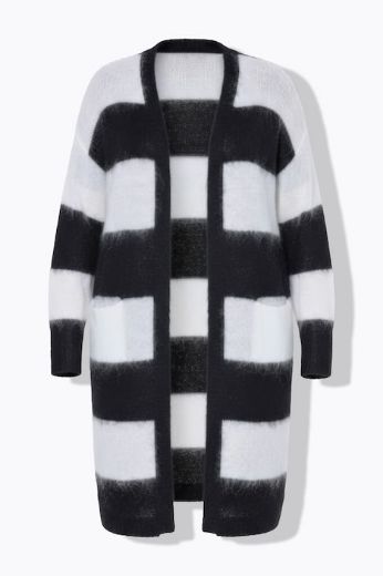 Plus size veliki brojevi Kardigan dužeg kroja za punije