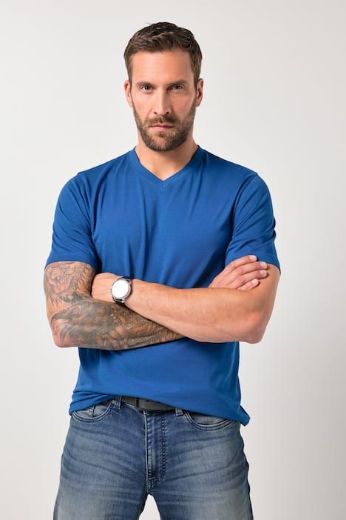 Plus size veliki brojevi Majica Basic V ovratnik za punije