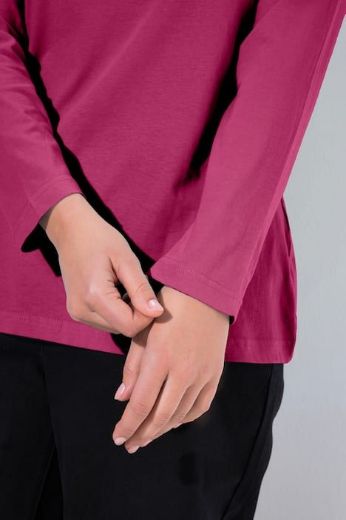 Plus size veliki brojevi Majica dugi rukavi okrugli izrez za punije