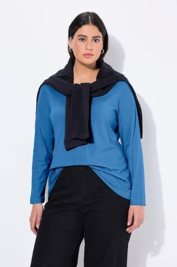 Plus size veliki brojevi Majica dugi rukavi okrugli izrez za punije