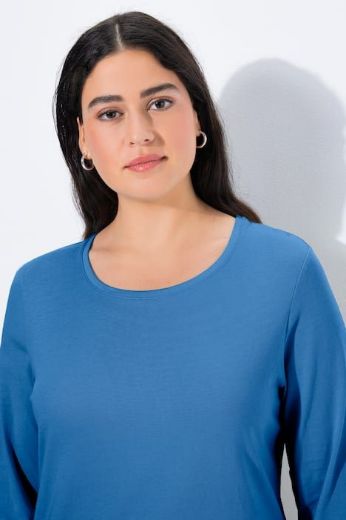 Plus size veliki brojevi Majica dugi rukavi okrugli izrez za punije